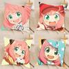 Anime Spy X Family Anya Pillow Case Removable Washable Cushion Cover – All-Season Soft Linen