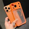 Роскошный Матовый Полупрозрачный Магнитный Чехол Для iPhone 17 Air 16 15 14 13 12 11 Pro Max Plus Для Magsafe Зарядки Ударопрочный Жесткий Чехол