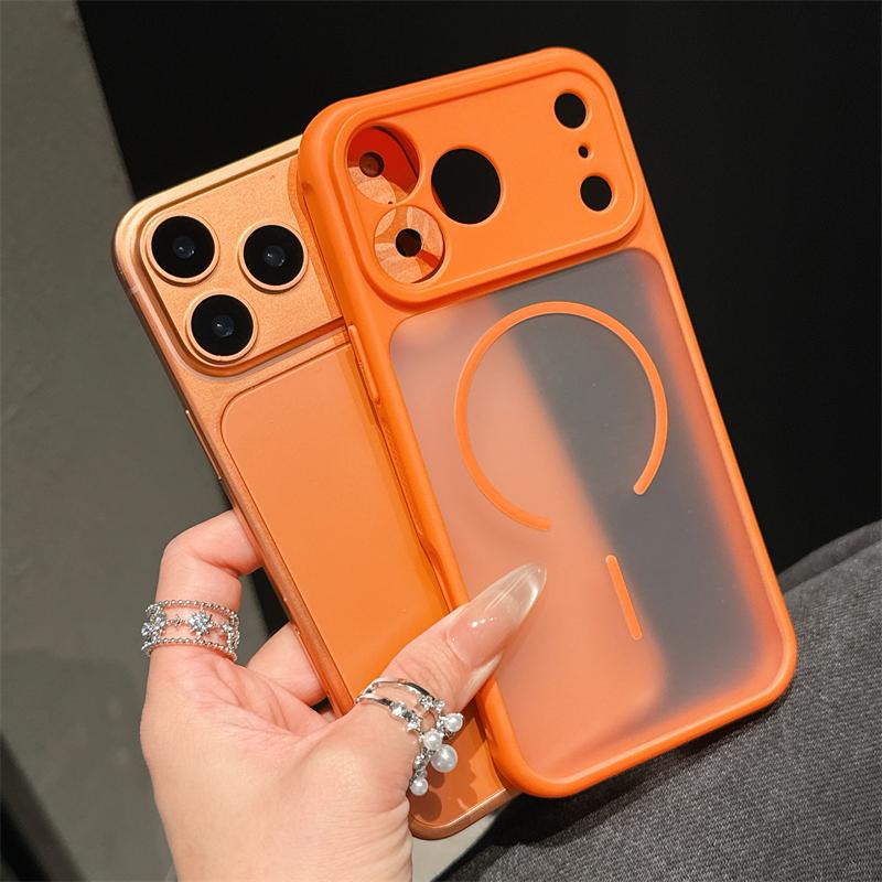 Роскошный Матовый Полупрозрачный Магнитный Чехол Для iPhone 17 Air 16 15 14 13 12 11 Pro Max Plus Для Magsafe Зарядки Ударопрочный Жесткий Чехол