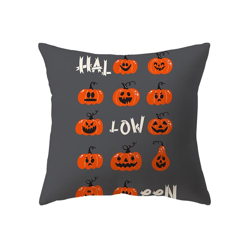 Коллекция черепов и тыкв на тему Хэллоуина, наволочка для дивана, праздничный подарок, декор для вечеринки, дом