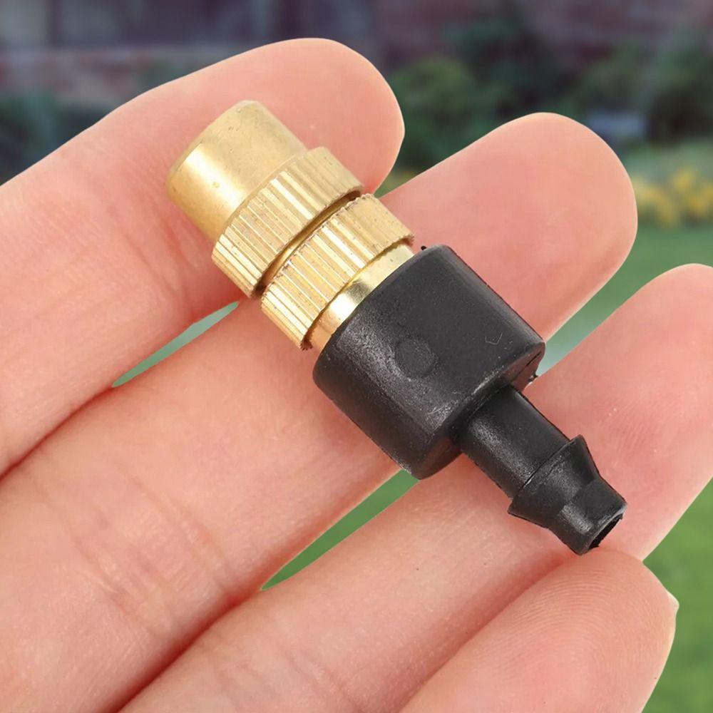 10Pcs Atomizing Nozzle Misting Nozzle Garden Micro Sprinkler for 4/7mm Hose Garden Lawn Greenhouse