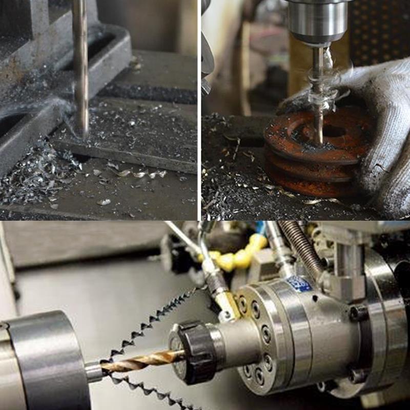 Сверло по металлу со спиралью, очень длинное 5060 см, 500 мм, из быстрорежущей стали, с цилиндрическим хвостовиком, для глубокого сверления в нержавеющей стали, дереве, 468 Серия Industrial.