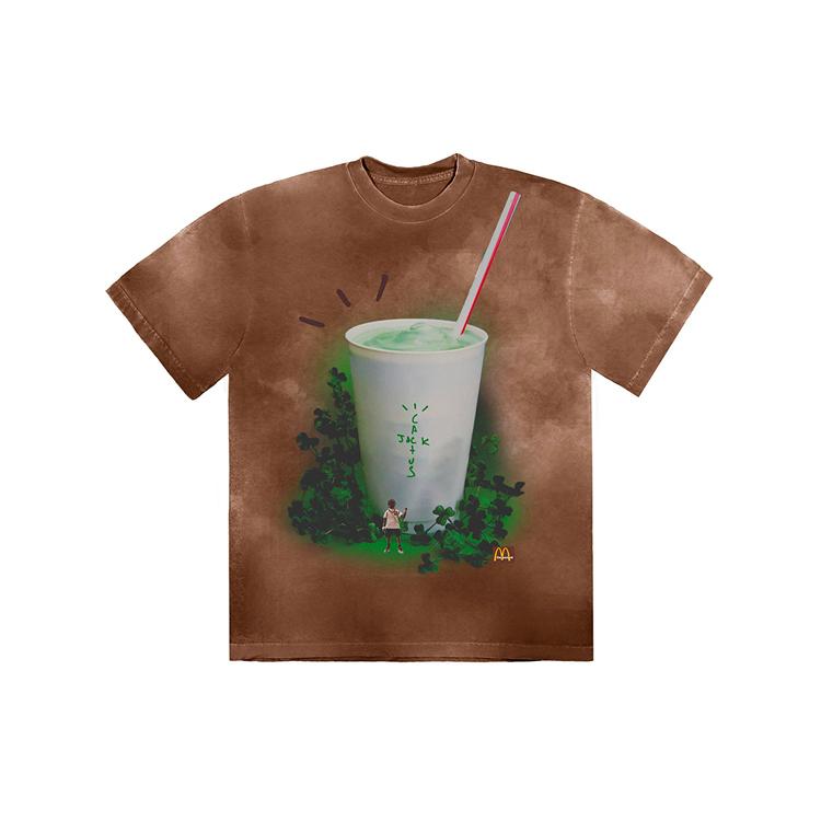 Travis Scott x Mcdonald T Shirt Unisex Brown TC-14