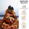 1PC Custom Name "Floral Frame Dog" flannel blanket versatile,all-season throw suitable for the living room,bedroom,camping,travel,and gift