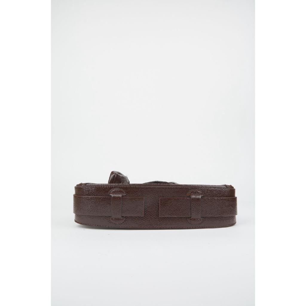 Женский бордовый кошелек-багет из искусственной кожи с застежкой на руку и сумка через плечо