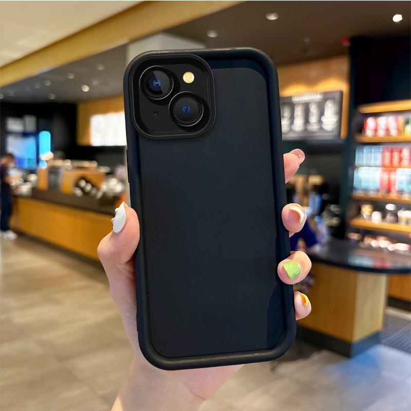 Новый черный силиконовый противоскользящий чехол для телефона iPhone 15 14 13 12 11 Pro Max 15 14 Plus Роскошные моющиеся чехлы для телефона Ударопрочный чехол