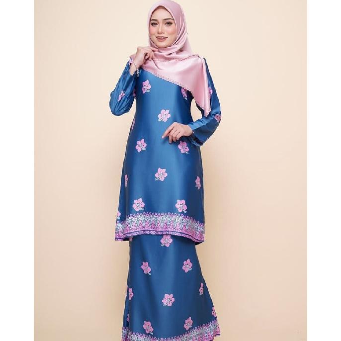 2025 новый набивной узор Курунг Паханг традиционный женский костюм элегантный милый удобный дышащий популярный ретро мусульманский новые продукты