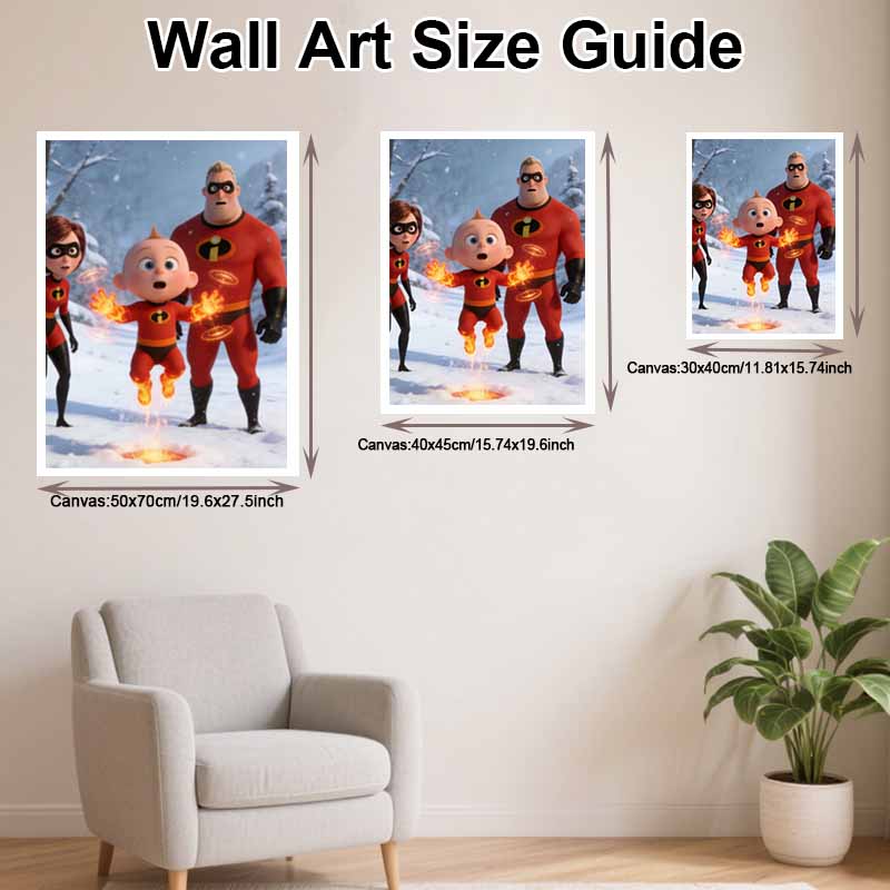 Disney Diamond Art Painting Kit 5D Diamond The Incredibles JackJack Painting Dot Art Gemstone Crystal Art Paint Diamond Home Wall Decor