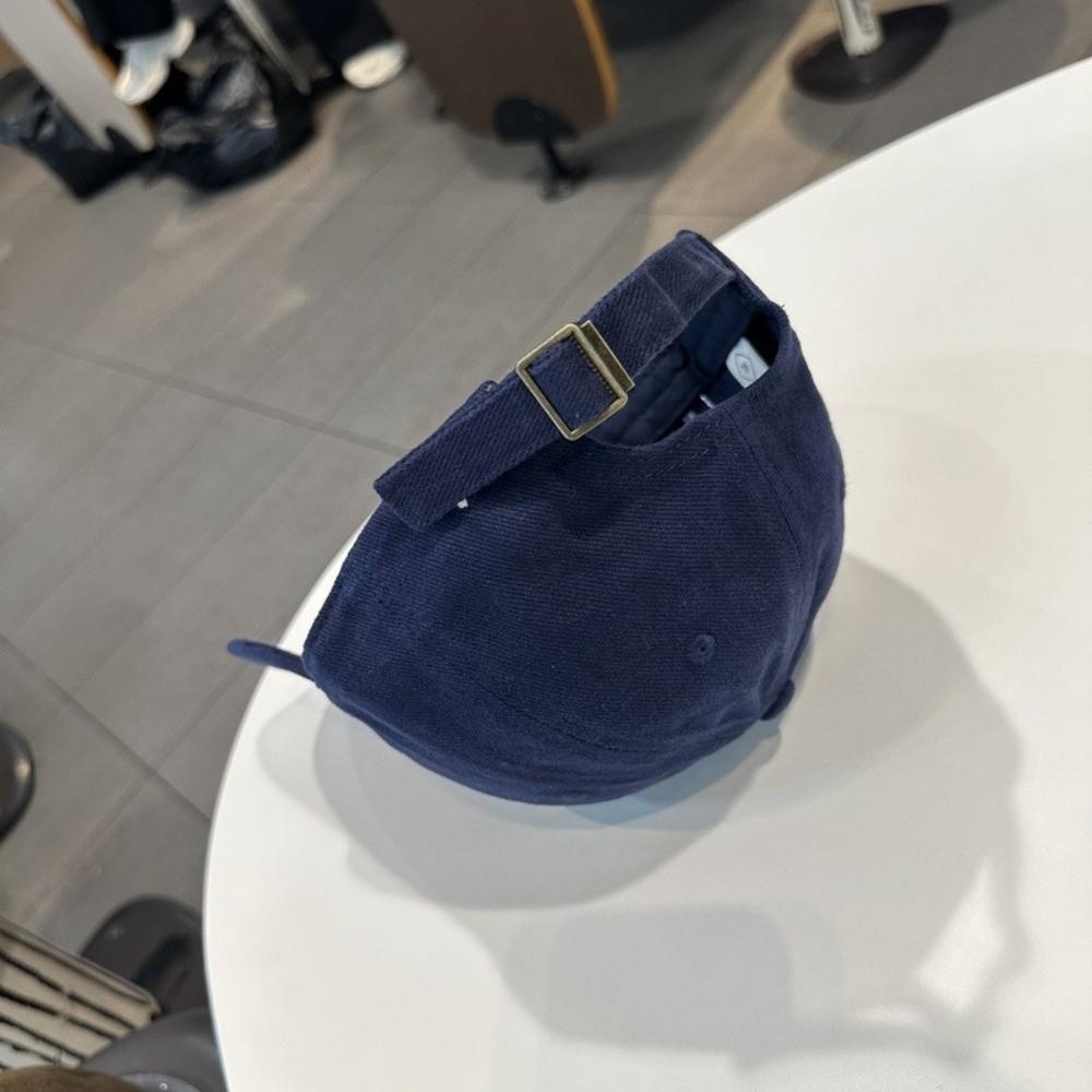 Embroidery Letter Rugged Baseball Cap Solid Color Duck Tongue Cap Fashion Sun Hat  for Women