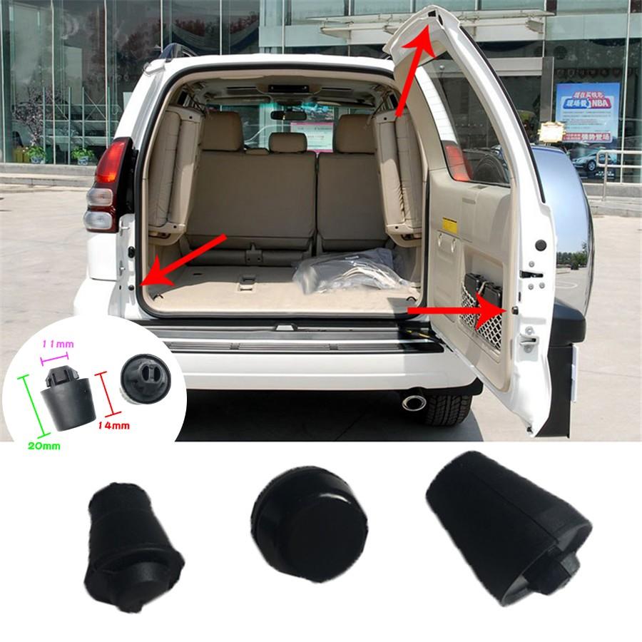 Для Toyota Prado LC120 2003-2009 Задняя дверь багажника Амортизирующая гранулированная накладка 3x