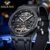 AILANG Новые полые автоматические механические часы Мужские модные часы