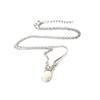 Les Trésors De Lily [I2592] - Silver Necklace 'Goddess Opal' Silver-white (rhodium-plated) - 8x6 Mm