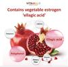 Корейский коллаген Vitahalo Pomegranate (1000мг) Желейные палочки, 1200 г (2 упаковки)