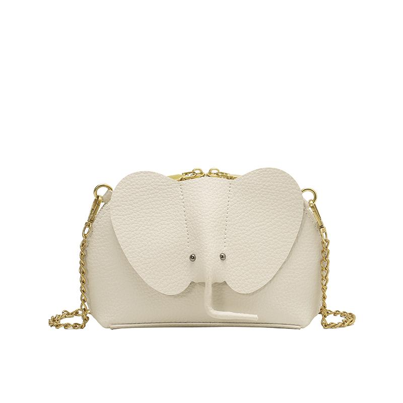 New Fashionable Cartoon Shoulder Bags Exquisite Elephant-shaped Crossbody Bags Versatile Solid-color Casual Bag Lightweight Bags