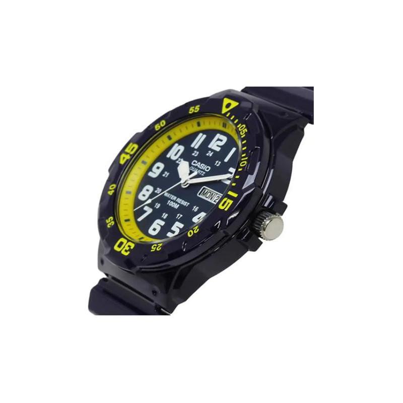 Casio Серия YOUTH-MRW Дисковые Трехстрелочные Наручные Простые Ретро Спортивные Дайвинг Механизм Shi Ying Ремешок из Смолы Японские и Корейские Часы MRW-200HC-2B