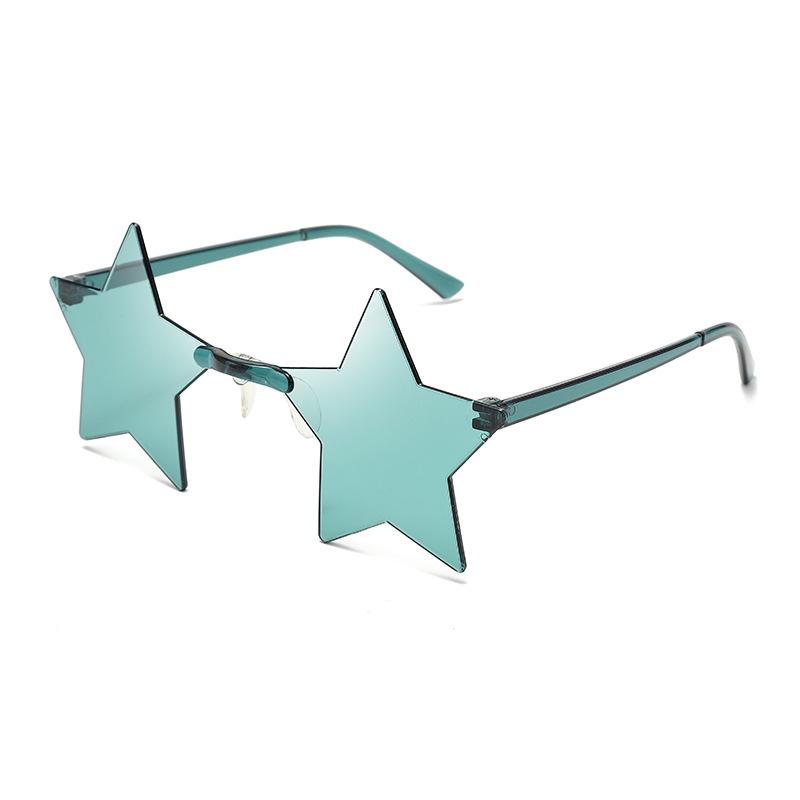 Creative Goggles Fashion Party Sunglasses Unisex Men Star Glasses Candy Color Shades Personality Women Rimless