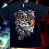 Футболка Monster Jam Black World Tour Винтажная с графическим принтом гоночного монстр-трака SL