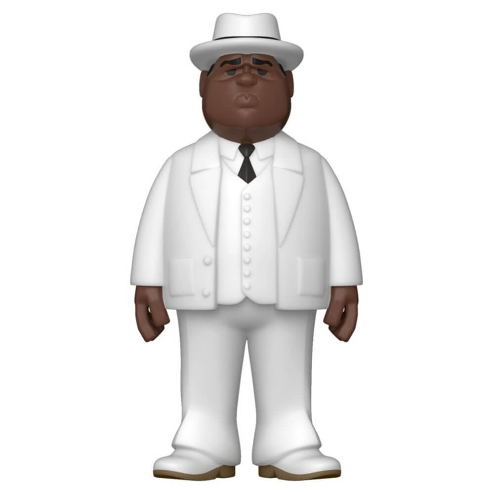Белый костюм Notorious BIG Biggie, виниловый, золотой