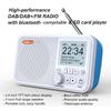 Цифровое радио DAB/DAB+ FM Светодиодный динамик Портативное мини-радио FM MP3-плеер Телескопическая антенна Громкая связь Мультимедийный проигрыватель