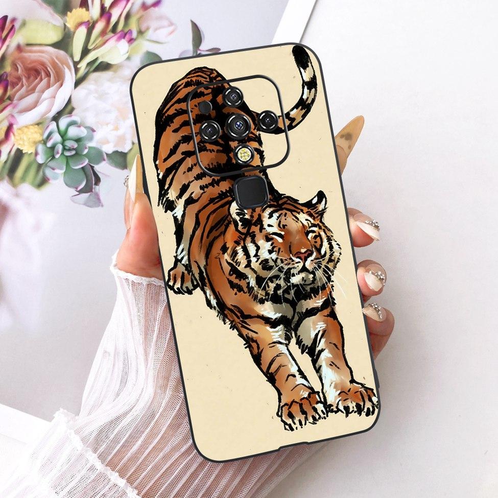 For Tecno Camon 16 CE7 CE7j CE9h Case For Tecno Camon 16 Pro Cover Cute Cat Fashion Butterfly Painted Casing