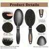 Массажная расческа для вьющихся волос с воздушной подушечкой и внутренней пряжкой - роликовая расческа для укладки для мужчин и женщин