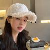 Baseball Stylish Winter Cap For Women Fur Warmth Fashion Trend Multicolors