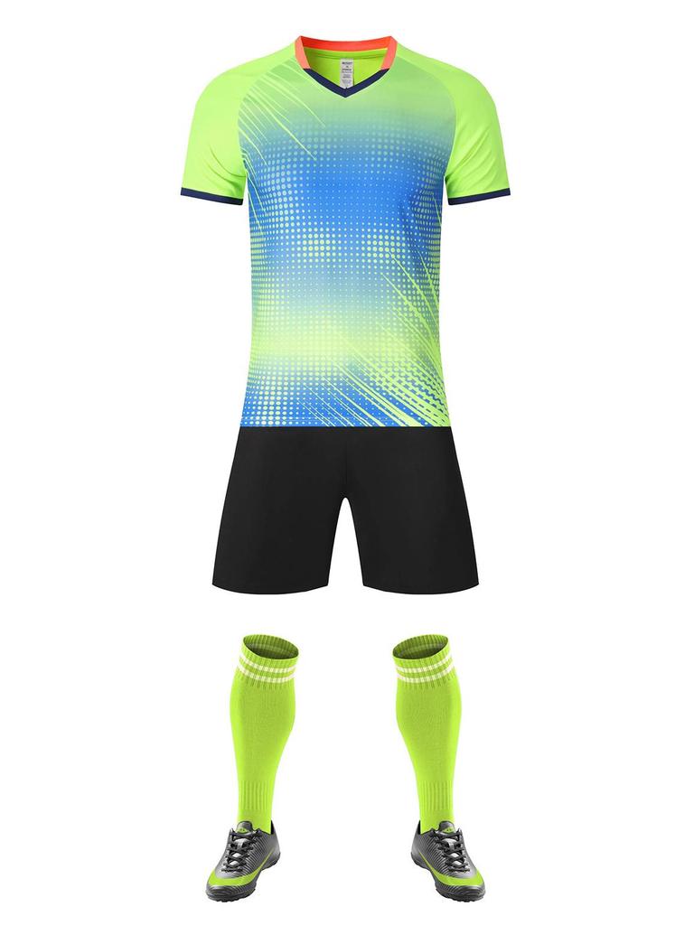 Быстро настраиваемый комплект спортивной формы для взрослых и детей для соревнований по футболу на открытом воздухе.