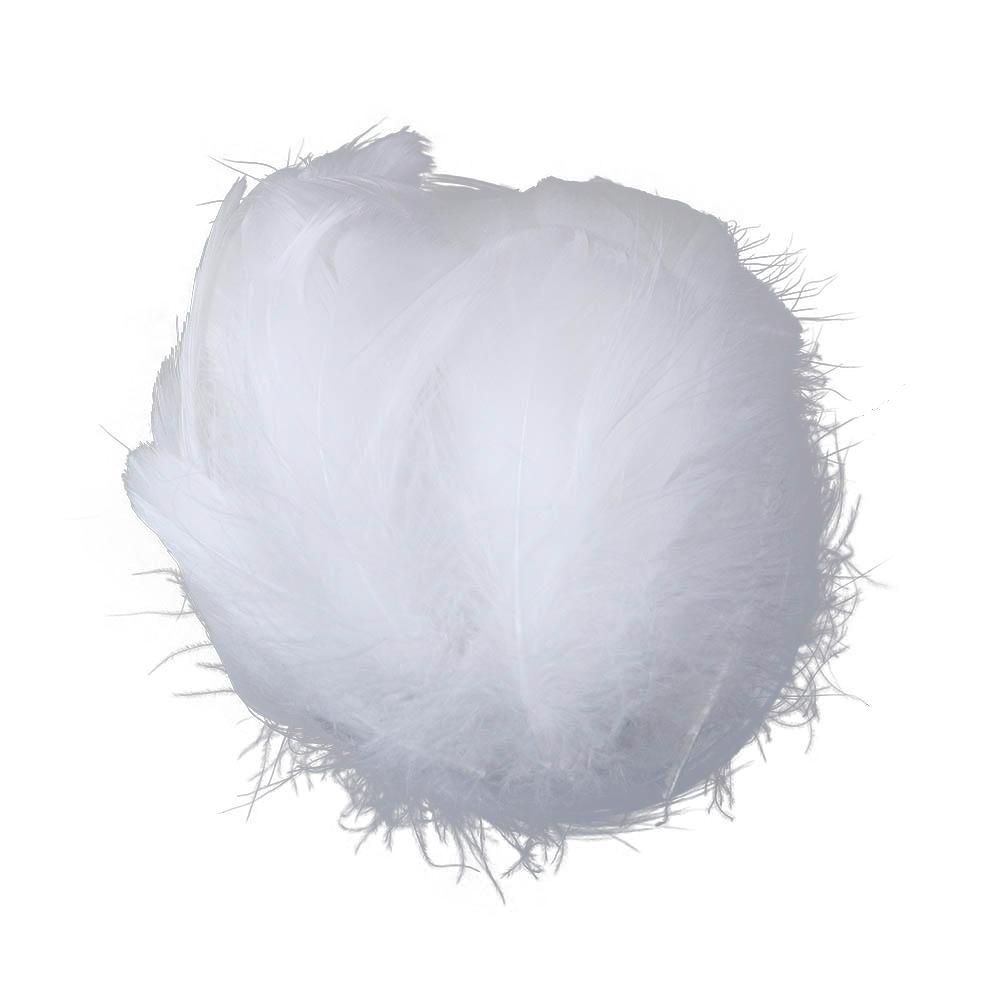 Натуральное гусиное перо 5-8 см, белый шлейф для изготовления ювелирных изделий, серег, свадебных украшений, перья для завязывания мух, 100 шт.