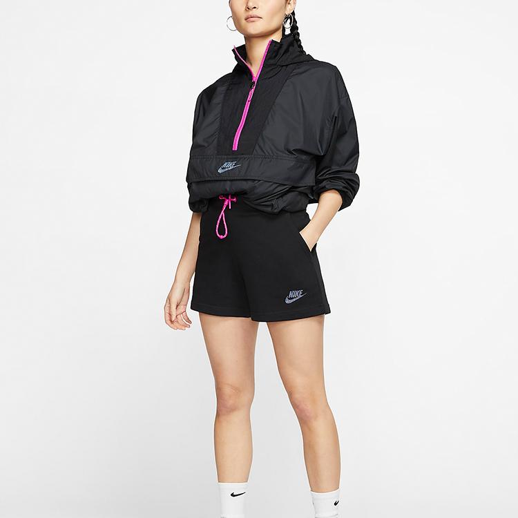 Nike Куртки Женские Черные С Капюшоном Умеренные Другое CJ2290-010