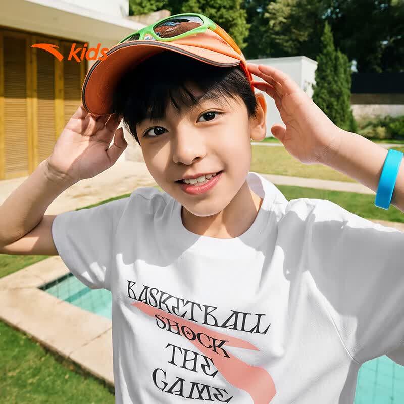 Anta Kids' Short-Sleeve Athletic T-Shirt