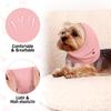 Happy Hoodie Calming Band for Dogs, Cats - Pink Cotton Pet Scarf with Head Circumference 25-30 cm, Anxiety Relief Wrap for Grooming, Bathing