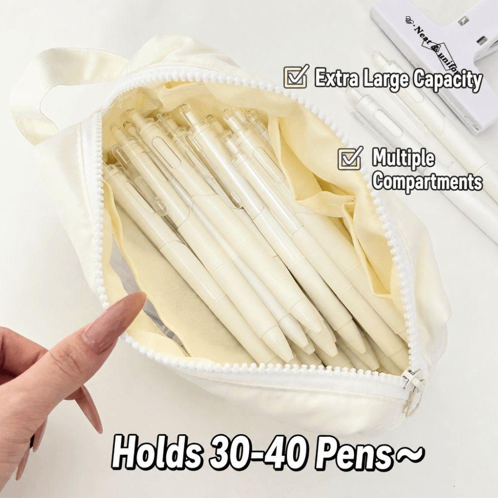 Portable Pencil Case Large Capacity Pencil Pouch Multi-functional Stationery Organizer  Gift
