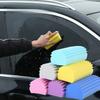 Большая высокоплотная губка для мытья автомобиля с бороздками Многофункциональная чистящая губка для детейлинга автомобиля и бытового использования