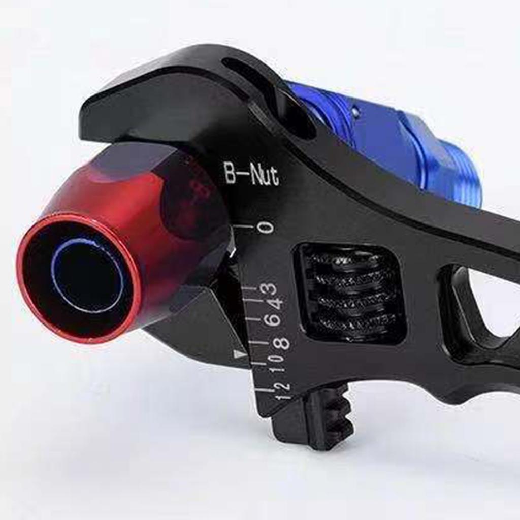 Универсальный регулируемый алюминиевый ключ AN Инструмент для фитингов шлангов Регулируемый алюминиевый гаечный ключ для фитингов шлангов AN3-AN12