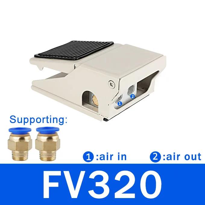 Pneumatic 4F210-08L Foot Pedal Valve Cylnder Control Switch FV320 FV 420 4F210-08G Ttwo Position Five Links