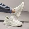 2025 Весна Лето Обувь Мужские Кроссовки Дышащая Сетка Брендовая Обувь Уличный Стиль Белый Мягкая Толстая Подошва