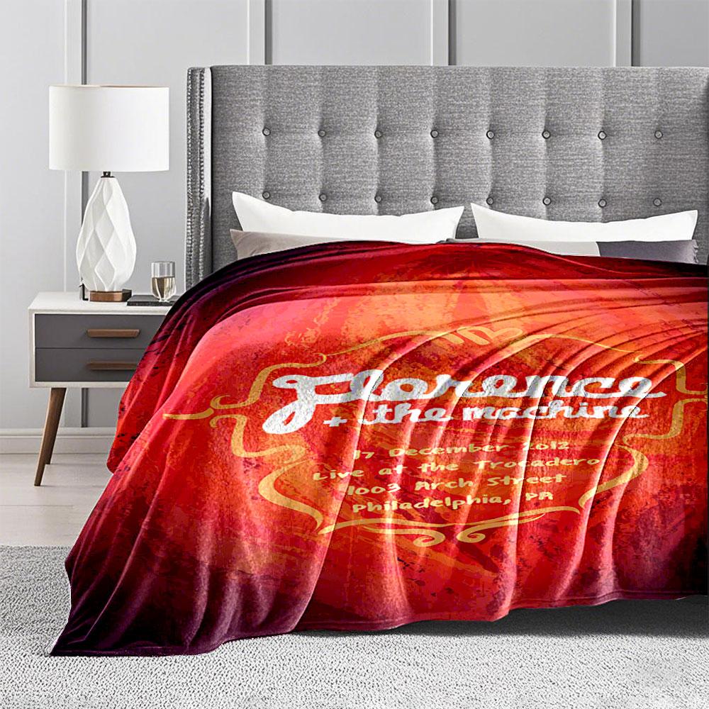 Florence Concert Poster Blanket for all seasons blanket lunch break throw gift