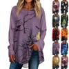 Women's Loose Round Neck Long Sleeved T-shirt Top Pullover For Halloween