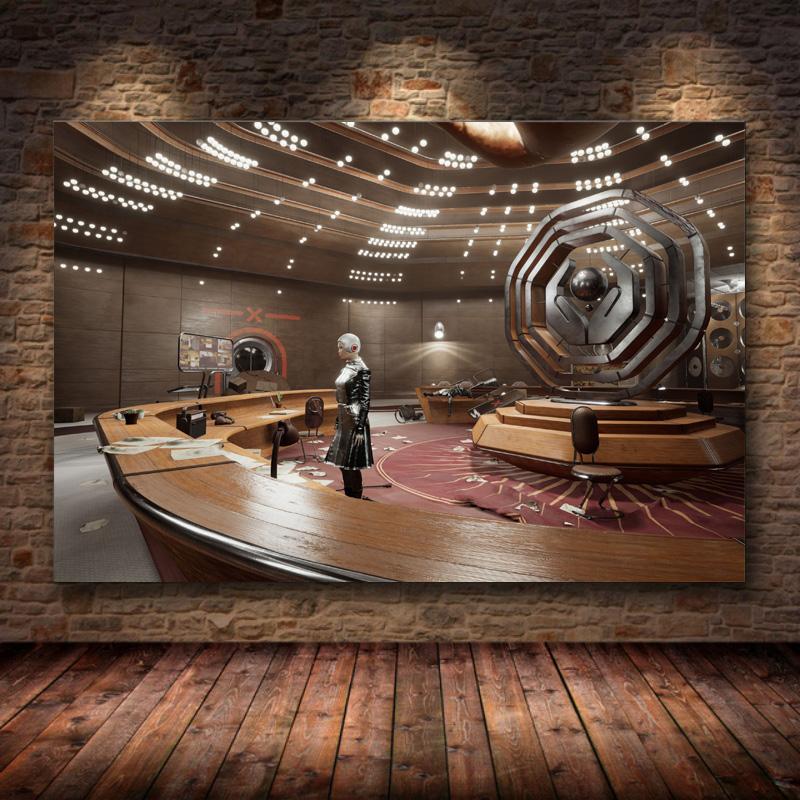 Atomic Heart Poster Print Canvas Painting Room Decoration Video Game Decor Painting Bedroom Game Room Decoration Wall Decor