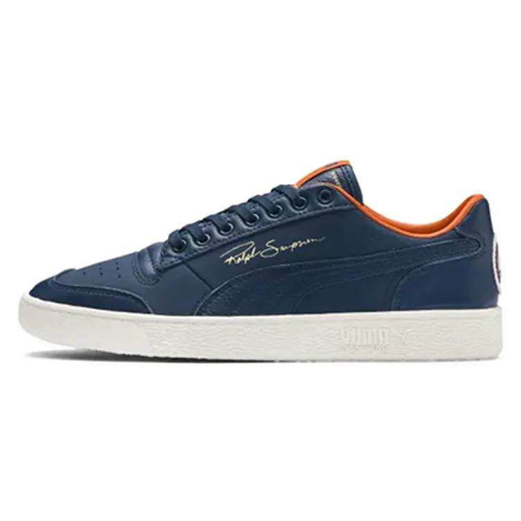 PUMA Ralph Sampson Low top Skateboard Shoes Unisex Dark Blue (Unisex) Skate Shoes 370843 01