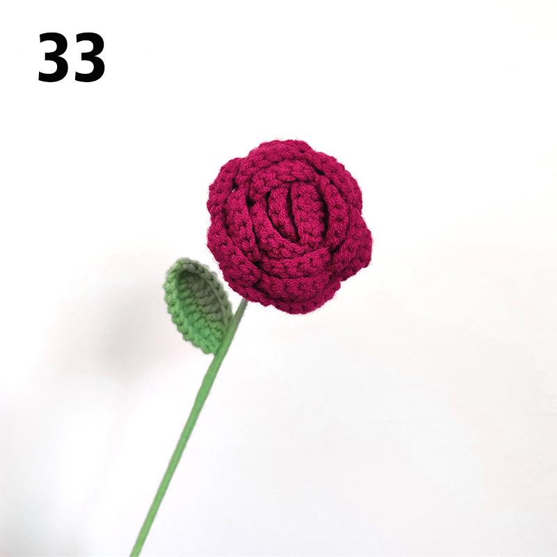 Подарок на День Учителя Подсолнух Вязаный Цветок Вязаный Цветок Ручной Работы Букет Домашний