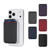 Магнитный кожаный чехол-кошелек из кевлара и углеродного волокна Для iPhone 17 ProMax Samsung S25 Ultra Для Magsafe Держатель для карт Защитная крышка