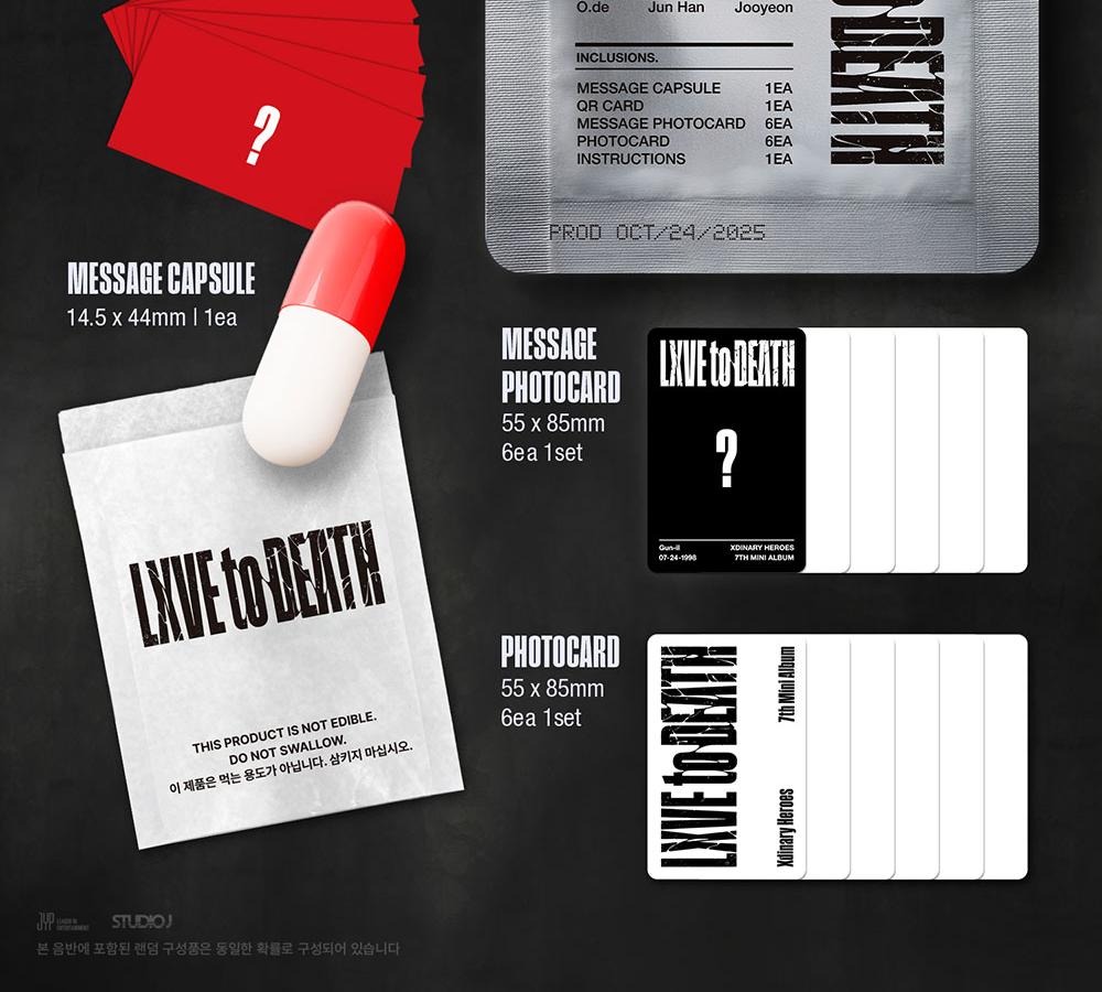 (LXVE To DEATH Ver.)  Xdinary Heroes [LXVE To DEATH] 7th Mini Album