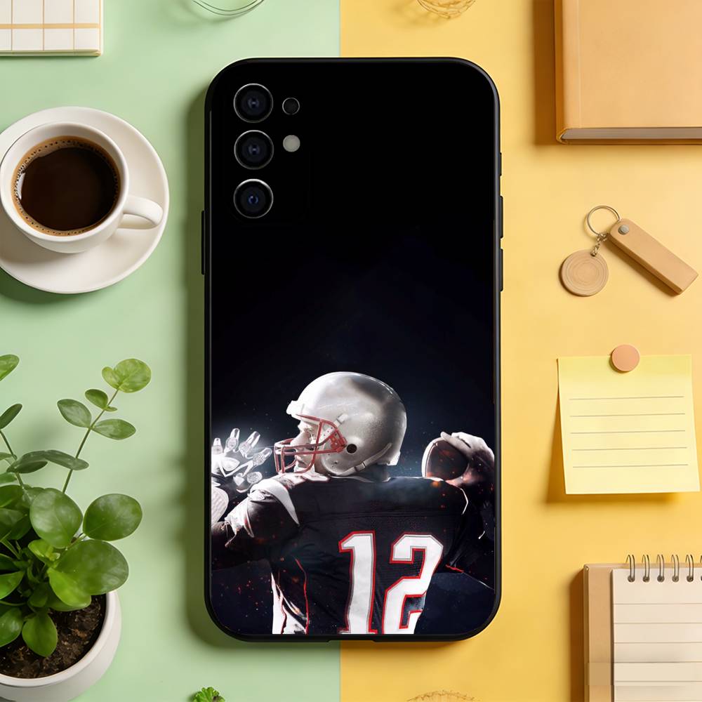Tom Brady Phone Case For Samsung S25,S24,S21,S22,S23,S30,Ultra,S20,Plus,Fe,Lite,Note,10,Black Cover