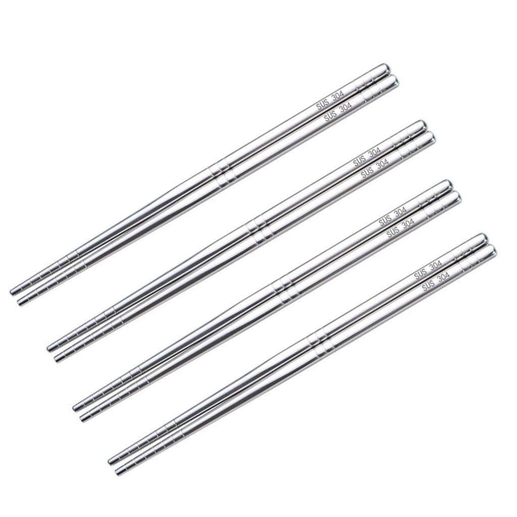 Home,Restaurant Non-slip High Temperature Kitchen Accessories Tableware Chopsticks Metal Chopsticks