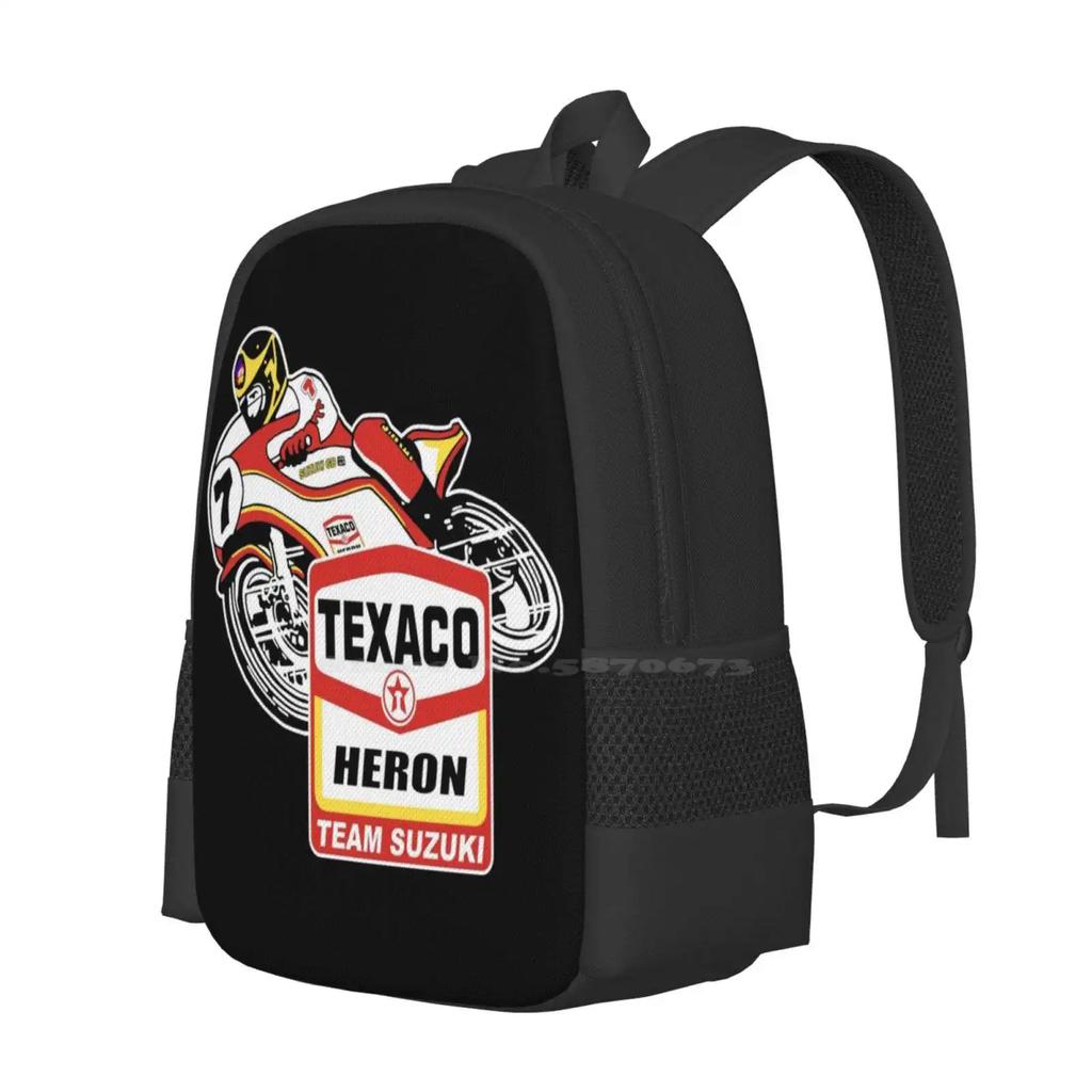 Рюкзаки Barry Sheene Heron Team Для школы Подростки Девочки Дорожные сумки Barry Sheene Утка Heron Team