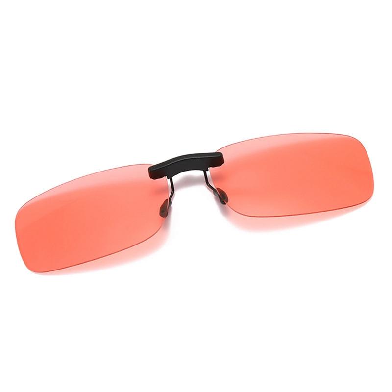 1 шт., поляризационные очки унисекс с зажимом для вождения, солнцезащитные очки дневного видения UV400, линзы для вождения, ночного видения, солнцезащитные очки для верховой езды, зажим для очков