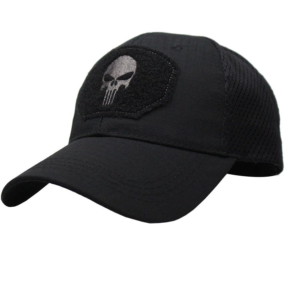 Тактическая камуфляжная бейсболка Сил Специального Назначения с Сеткой и Велкро