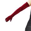 44cm 52cm 65cm Autumn Winter Warm Women Banquet Opera Solid Long Gold Velvet Gloves Retro Elegant Soft Tight Not Bloated Elastic