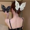 New Butterfly Big Hair Claws Fashion Barrettes Acrylic Shining Double Layer Hair Accessories for Girls Claw Clip